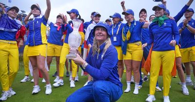 Woad to joy as Europe's golfers ease to glorious Solheim Cup victory
