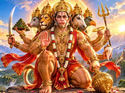 Why Does Hanuman Have 5 Faces? The Secret Meaning