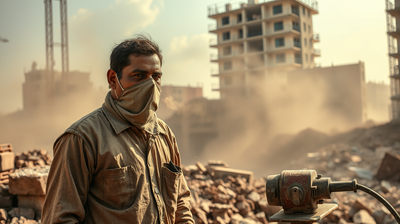 What Construction Dust Does to Your Lungs and Why Cloth Masks Fail Indian Workers