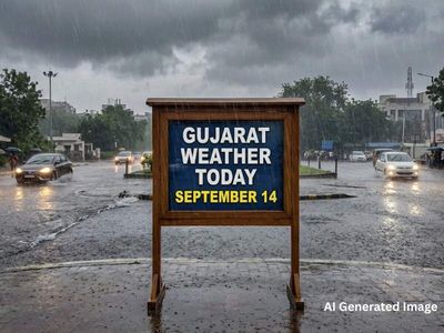 Gujarat weather today, September 14: IMD issues red alert in South Gujarat, heavy rain forecast across state
