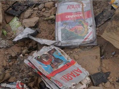 In 1983, Atari dumped 14 truckloads of games like E.T. the Extra-Terrestrial, the Atari 2600 and others in a landfill in New Mexico. In 2014 more than 800 of them were sold for more than $100,000
