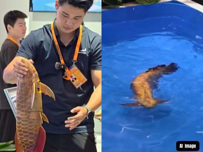 China shows a lifelike underwater robo-fish Golden Dragon Fish after earlier developing ROBO-SHARK for military