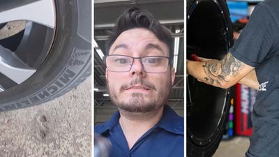Man Takes His Michelin Tire In For A Patch. Then The Mechanic Realizes He's Got A Bigger Problem