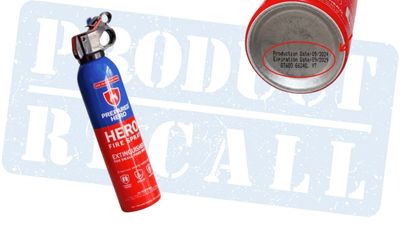 Fire Extinguisher Recalled Because It May Not Put Out Fire, And May Also Explode. Check Yours Now.