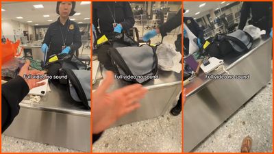 TSA searches a passenger’s carry-on. Then an agent opens her personal journal: ‘You can’t be reading my stuff’