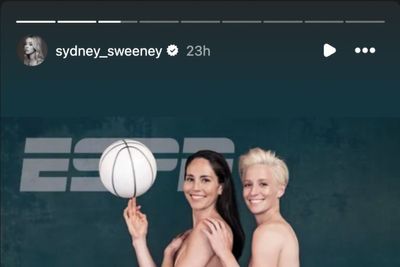 Sydney Sweeney Appears To Respond to Backlash Over Nude Sports Ad With Photos of Athletes Who Also Posed Naked