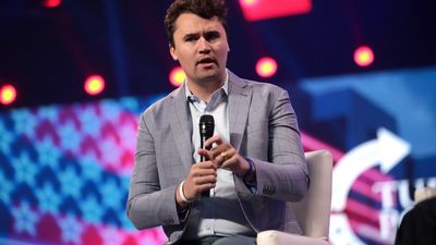 Charlie Kirk statue at Turning Point USA HQ vandalized to resemble re-enactment of his assassination, ‘It’s diabolical’
