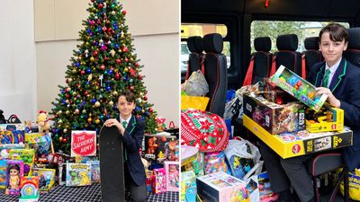 A 12-year-old's birthday-money gifts grew into 1,000 donated presents
