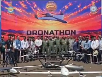 IAF's mega drone event kicks off at Pokharan range in Rajasthan