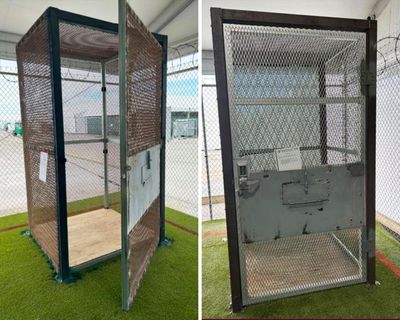 Alligator Alcatraz held detainees in cages the size of phone booths, DHS watchdog says