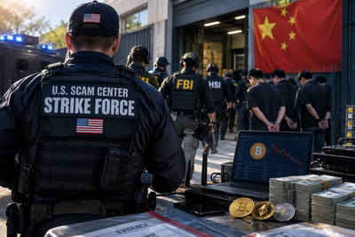 Scammers Just Lost $52M in One Day as US Strike Force Hits Chinese-Run Crypto Fraud Networks