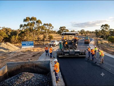 In 2020, Australia built more than 90% of a road project from recycled waste; five million bottles went into a job that cost no more than a standard build
