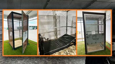 'Alligator Alcatraz' Held Detainees in Small Metal Cages, Inspector General Report Finds