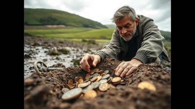 In 1992, an English metal detectorist searched a field for a lost hammer; moments later, he uncovered a Roman hoard containing thousands of ancient objects