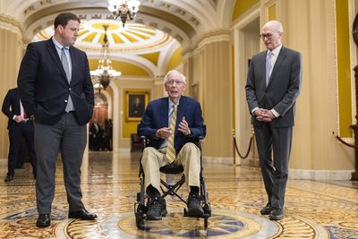 After lengthy absence, McConnell returns to Senate