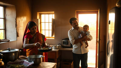 Why the Involved Indian Father Gets Praised for Parenting While the Mother Does It by Default