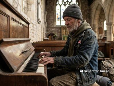 In 2024, a homeless man entered a church in England played Queen's Bohemian Rhapsody, now he has a home and $50,000 collection