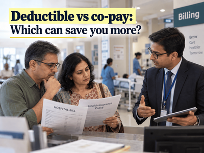 Lower premium with higher health insurance coverage: Co-pay vs. deductible, which can save you more