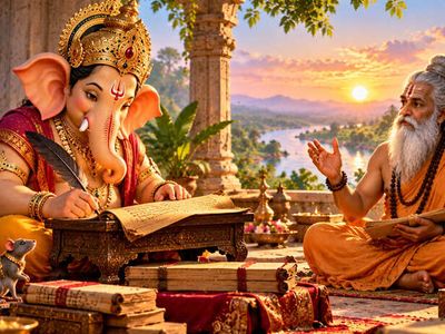 Did Ganesh Ji Write the Mahabharata in These 10 Days?