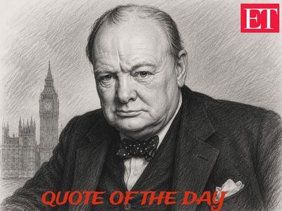 Winston Churchill's quote of the day: 'Personally, I'm always ready to learn, although I do not always like being...' - A witty take on the art of learning
