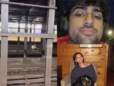 Indian origin man and woman killed after train runs over them in New York subway. Viral video shows them sitting on tracks before the fatal accident