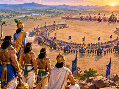 Why Pandavas Chose Ardhachandra Vyuha on Day 3