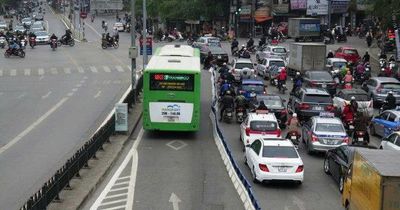 Hà Nội cho phép xe đi vào làn BRT trên đường Láng Hạ để thi công cầu vượt vành đai 1