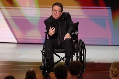 Michael J Fox honoured with special award for charity work at Emmys