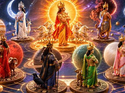 Why Do Navagrahas Turn Their Backs to Each Other?