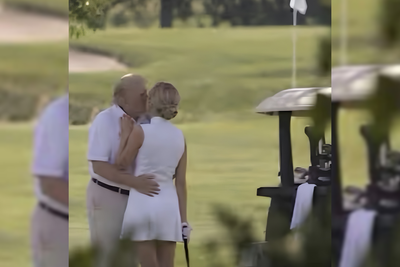 Rumoured Trump-Natalie Harp Golf Course Kiss Photo Floods Social Media Feeds Spurring Intense Public Debate