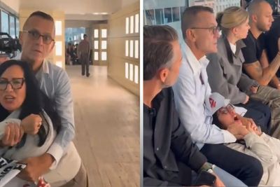 The most powerful man in fashion physically restrained a woman in public. This is how casual violence against women is now