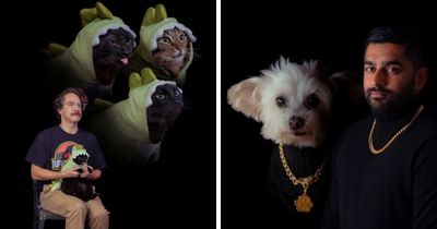 49 New Silly And Quirky Photographs Of Pets And Their Owners By Danielle Spires