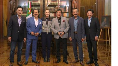 Los Tigres del Norte Honored by President Claudia Sheinbaum at Mexico's National Palace
