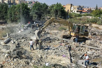 Israeli airstrikes on a village in southern Lebanon kill 12 people, including 2 children