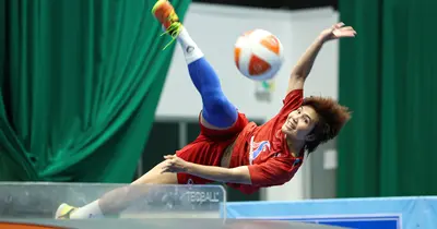 Teqball ra mắt Asiad 20: Sân khấu của những đôi chân điêu luyện