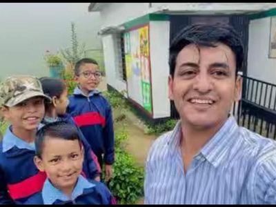 He cleared SSC CGL and CHSL mains but missed final selection; Now 27-year-old Harshit Sanguri walks through a forest to teach 9 children in remote Uttarakhand school