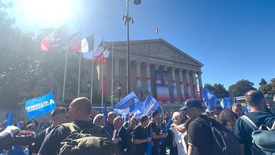 French police take to streets in mass protest over pay, staffing and resources
