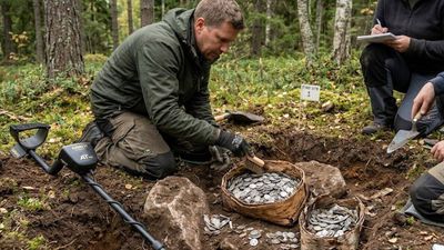 A metal detectorist uncovered 4.5 kg of Viking-era silver in Finland