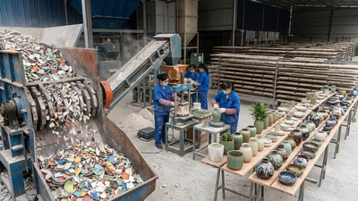 China's porcelain capital is turning discarded ceramics into valuable new wares