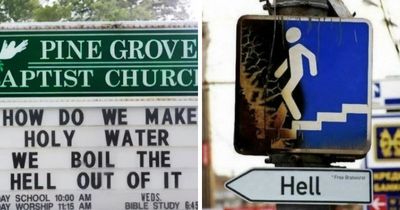 89 Chaotic Signs Spotted In The Wild That Made People Question Reality