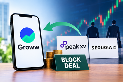 Groww block deal alert: Shares fall nearly 3% after 10.07 crore shares change hands; Peak XV, Sequoia Capital likely sellers