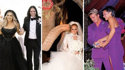 Pee Buckets, Matching Fits & An Elephant: 7 Wildest Things Seen At Celebrity Weddings
