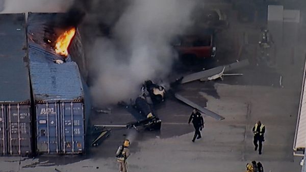 Media helicopter crashes in LA while covering bus collision, killing three