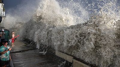 'A wake-up call': California music festival cancelled after El Niño-linked hurricane erodes beach