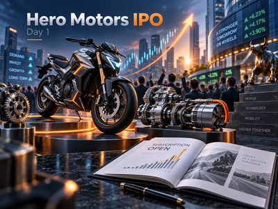 Hero Motors IPO Day 1: Check subscription status, GMP at 23%. Should you subscribe?