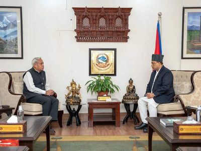 Indian envoy meets Nepal's foreign minister, discusses bilateral ties