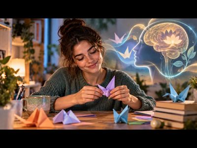 Psychology says people who make origami when stressed may be giving their brain exactly what it needs