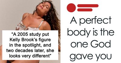 People Compare The Woman With The “Scientifically Perfect Body” To Her Older Self, And Some Are Not Having It