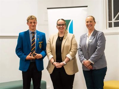 Meet Angus Liddell, a student who swam 10km in charity challenge, raised nearly $10,000 and was named Kingston’s 2026 Young Citizen of the Year