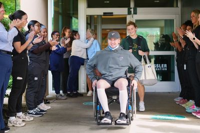 Paralyzed A's minor leaguer Ryan Lasko leaves hospital more than two months after spinal-cord injury